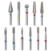 Brocas De Diamante Para Uñas Herramienta De Pulido De Manicura Y Pedicura Limpiador De Cutículas Para Taladro Eléctrico Uso En Salón O Hogar - details 0