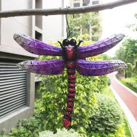 Esculturas De Libélula De Hierro Artesanal Colgantes Para Pared Decoración Creativa Para Jardín Y Hogar Artículos De Jardinería - details 4