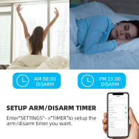 Sirena De Alarma WiFi Tuya Sistema De Alerta Sonora Fuerte Compatible Con Alexa Google Para Seguridad Del Hogar Kit De Sirena Inteligente - details 5
