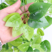 Planta Artificial De Hojas De Malvavisco 105cm/41in Verde Para Decoración De Ventanas Patios Jardines Interiores Exteriores - details 9