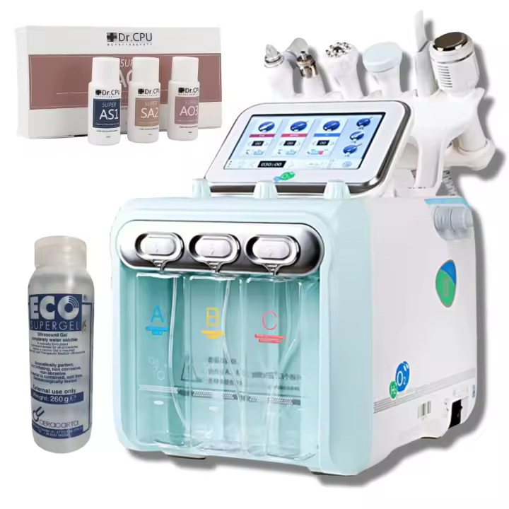MISTIK | Máquina de Cuidado de la Piel de Oxígeno Hidrogeno Dispositivo de Hidrafacial 6-en-1 Radiofrecuencia Ultrasonido LED Hidrofacial Estetica Profesional Belleza para la cara Mistik Beauty Madrid - 1