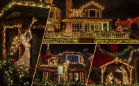 Luces De Jardín Solar Con 8 Modos Impermeables Para Patio Árboles Fiesta Navideña Luces De Hilo Para Decoración Externa - details 1