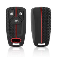 Carcasa De Llavero De Silicona Para Audi Q5 Q7 TT A4 B9 A5 A6 8S 8W 4M S4 S5 S7 TTS TFSI RS Cubierta Protectora Para Llavas De Coche - details 0