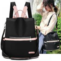 Mochila antirobo Ligera Simple para Mujer, Bolso de hombre impermeable de Tela Oxford - details 0