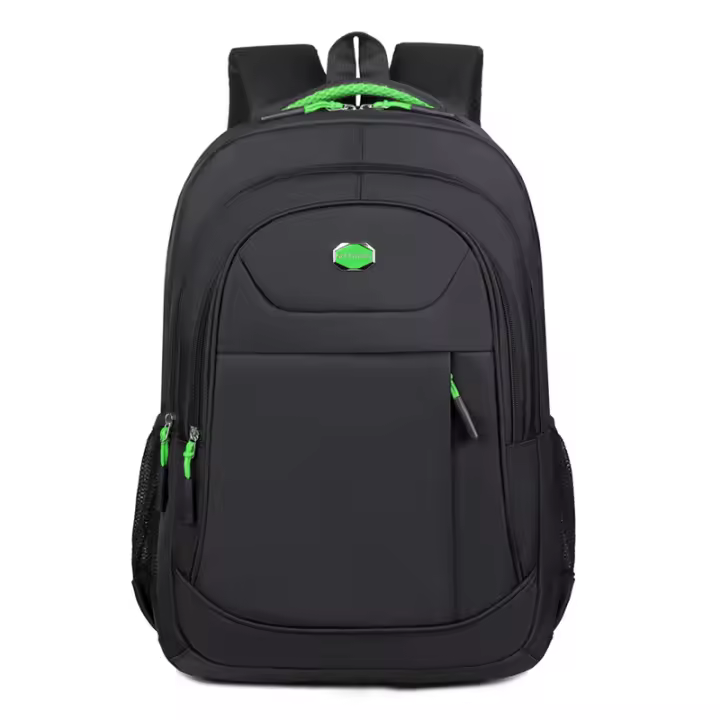 Mochila De Negocios Impermeable Para Hombres Mochila De Viaje Casual Con Capa De Computadora Para Estudiantes De Secundaria Material Oxford Y Nylon - 1