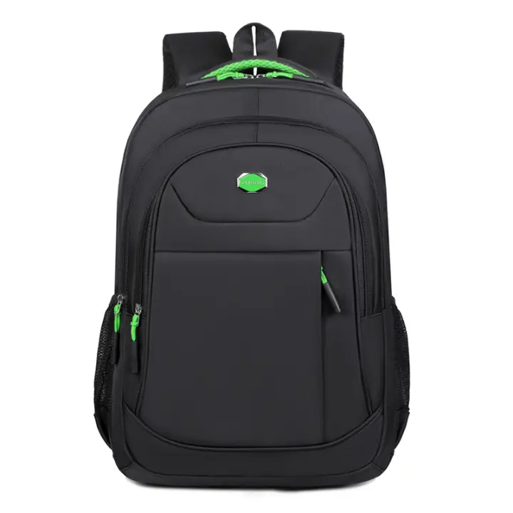 Mochila De Negocios Impermeable Para Hombres Mochila De Viaje Casual Con Capa De Computadora Para Estudiantes De Secundaria Material Oxford Y Nylon - 1