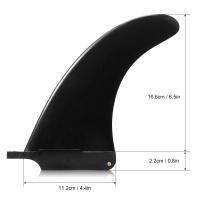 SUP Fin De Un Solo Pie Para Tabla De Surfeo Y Balsa Longboard Nylon Tamaños Variados 6.5'' / 7.5'' / 8'' / 9'' / 10'' Unisex - details 26