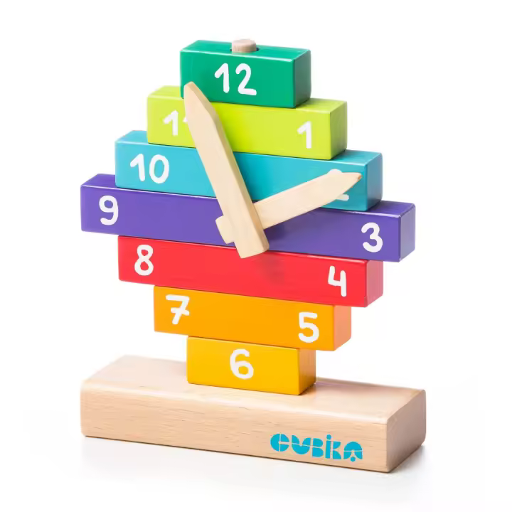 Reloj Madera de Construcción  de Cubika - 1