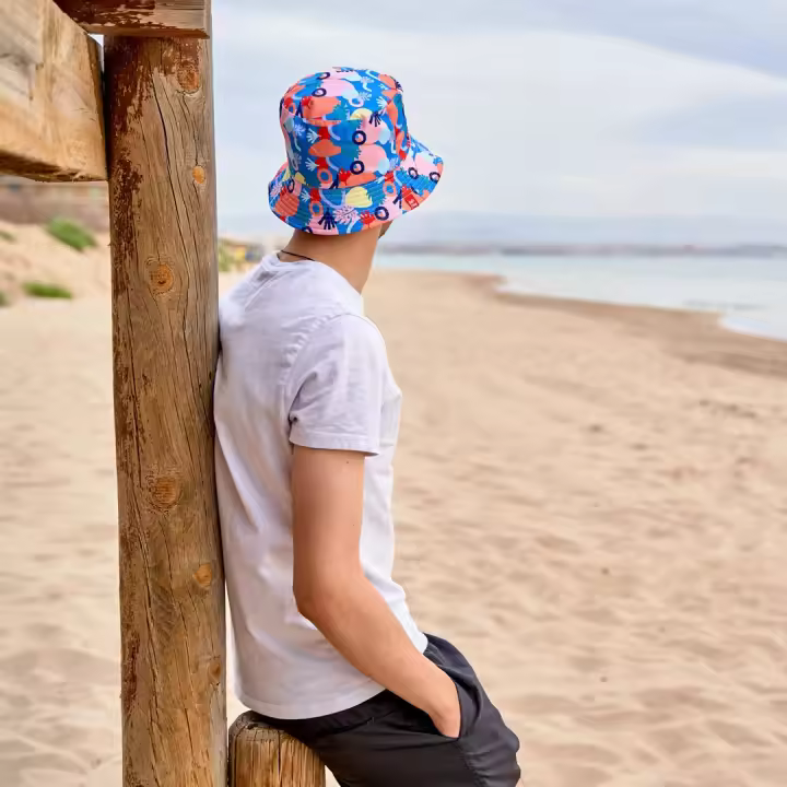 Gorro de pescador reversible OTOÑO - 1