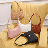 Nueva Bolso De Hombro Moda Dulce Y Elegante En Color Sólido Con Patrón De Lichi Bolso Versátil Coreano Para Mujer - details 0