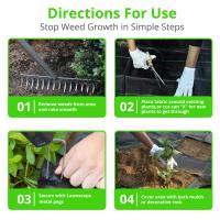 Malla Anti-Plantas Geotextil Para Control De Malas Hierbas Suelo Permeable Para Riego Juego De Cubiertas Agrícolas Para Invernadero - details 3