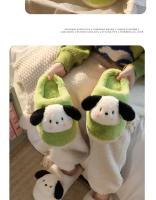 Nuevos Pantuflas De Hombre Para Interior Antideslizantes Invierno 2024 Suaves Y Cálidas Con Diseño De Oso De Peluche Pantuflas Casuales De Algodón Para Dormitorio - details 3
