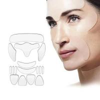 Juego De 16 Piezas De Pegatinas Antienvejecimiento Reutilizables De Silicona Para Mujeres Elevación De Piel Cuidado De Piel Delrostro Y Cuello - details 2