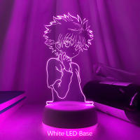 Lámpara Nocturna LED 3D Anime Hunter X Hunter Killua Decorativa Para Dormitorio Regalo De Cumpleaños Luz Nocturna Acrílica Cute - details 8