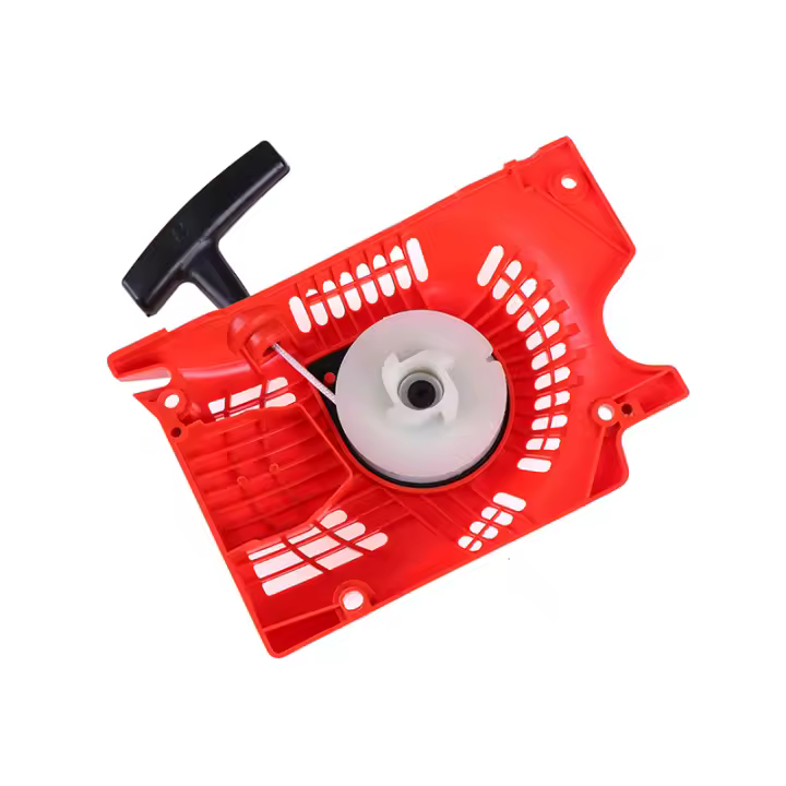 Empuñadura Roja De Arranque Para Motosierra Chinesa 4500 5200 5800 45 52cc 58cc Parte De Arranque De Coche Material Plástico - 1
