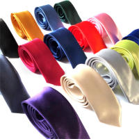 Corbata Slim Skinny Para Hombres En Color Champán Naranja Rojo Morado Azul Tejida Con Jacquard Estilo Elegante Para Bodas Y Fiestas - details 2