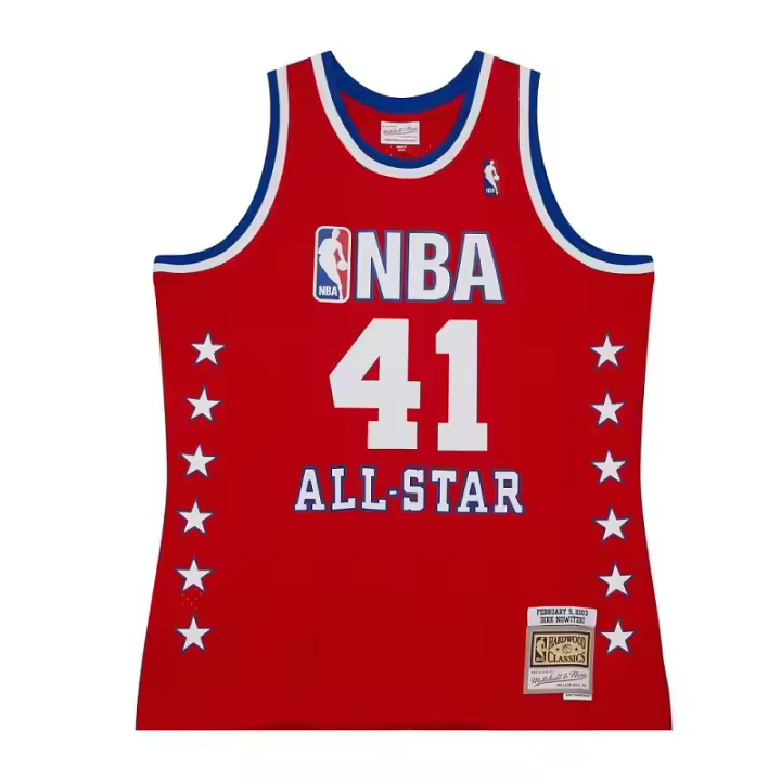 Camiseta Dirk Nowitzki Swingman All Star West 2003 de Mitchell and Ness - 1