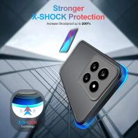 Carcasa De Armadura Antigolpes Para Xiaomi Mi 14T pro 5G Cubierta Mate Protectora Contra Arañazos Y Polvo Translúcida PC + TPU - details 1