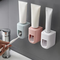 Nuevo Dispensador De Pasta De Dientes Automático Impermeable Soporte De Pared Herramientas De Baño Accesorios Organizador De Pasta De Dientes - details 0