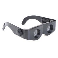 Telescopio Binocular Portátil De Estilo Gafas Negro Para Pesca Senderismo Conciertos Magnificación 3x Lente Objetivo 28mm - details 5