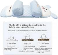 Almohada moldeadora de cabeza de bebé - Almohada para recién nacido para evitar la cabeza plana - Suave y transpirable - Antiinclinación durante 0-3 años - details 4