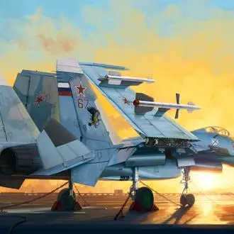 TROMPETER 01678 FLANKER SU-33 RUSO D 1/72 - 1