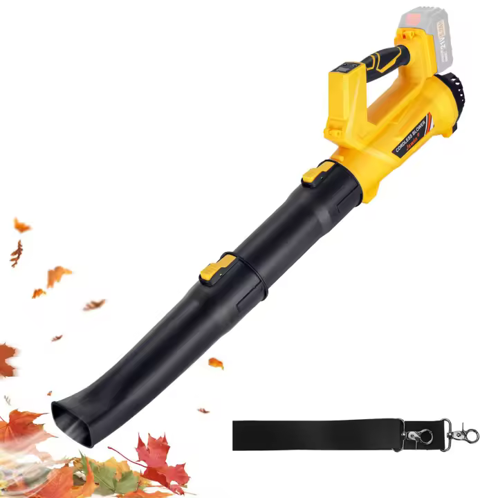 Soplador de hojas inalámbrico de hasta 332 CFM compatible con batería DEWALT de 21 V máxima , soplador eléctrico de hojas inalámbrico con 6 modos de velocidad, sopladores de hojas pantalla digital - 1