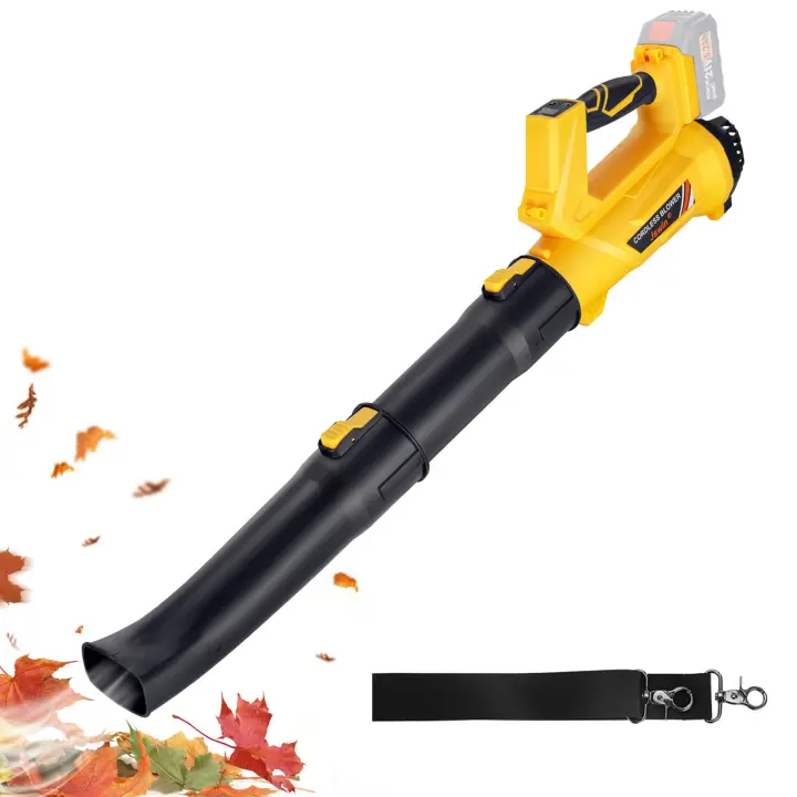 Soplador de hojas inalámbrico de hasta 332 CFM compatible con batería DEWALT de 21 V máxima , soplador eléctrico de hojas inalámbrico con 6 modos de velocidad, sopladores de hojas pantalla digital - 1