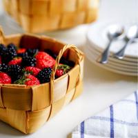 Cesta De Almacenamiento Para Escritorio Hecha De Bambú Tejida a Mano Cesta De Frutas Y Vegetales Con Mango Organizador Decorativo Para Rituales Y Costumbres - details 13