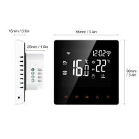 Termostato Inteligente WiFi MIUCDA Con Control Remoto Para Calefacción Eléctrica Suelo Agua/Gas Compatible Con Alexa Y Google Home - details 10