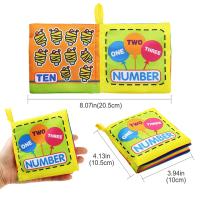 Libros De Tela Suave Para Bebé Con Sonido De Raspadura Libros Quietos Para Infantes Juguetes Educativos De Aprendizaje Temprano Para Recién Nacidos Hasta 12 Meses Juguete De Rattler Para Regalos Para Bebés - details 27