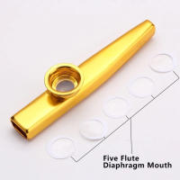 Kazoo De Aleación De Aluminio Dorado Con Membrana Y Diáfragma Musical Instrumentos De Flute Miwayer Proveniente De China Continental - details 5