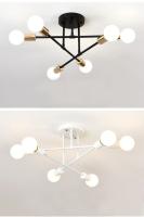 Lámpara Colgante Minimalista Nórdica LED Para Habitaciones Y Salones En Negro Y Oro Decoración De Iluminación De Alta Calidad - details 9