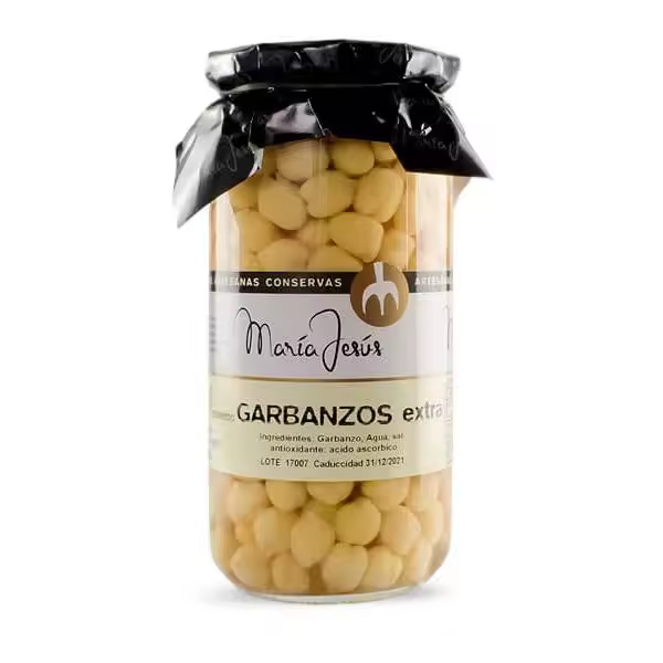 Garbanzos al natural en conserva marca María Jesús - 1