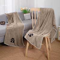 Toalla Para Mascotas De Microfibra Alta Absorción Secado Rápido Herramienta De Limpieza Para Perros Y Gatos Ropa De Baño De Peluquería - details 4