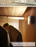 Lámpara Nocturna LED Con Sensor De Movimiento Lámpara De Noche Para Decoración De Habitaciones Y Armarios Con Enchufe EU Luz De Noche Rectangular Para Dormitorio Y Hogar - details 3