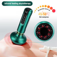 Masajeador De Cintura Eléctrico Con 12 Velocidades Y Copas De Ventosa Para Terapia Anti-Celulitis Y Quemagrasa Guasha De Masaje Corporal - details 2