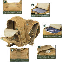 Mochila Táctica De 35L/30L Para Hombres Mochila De Camping Al Aire Libre Caza Senderismo Militar Sobrevivencia Multifuncional Pack Bugout Assalto - details 2