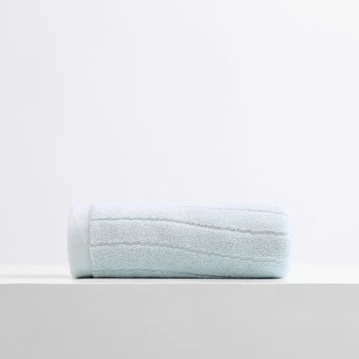 Toalla de Algodón Pure GOOZONE HOME, Gruesa, de clase A, de Algodón Peinado, absorbente de Agua, de jacquard, 35x75 cm - 1