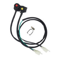 Interruptor De Muerte Universal Para Motocicleta Botón Rojo De Pulsación Arranque Bocina Dirt Bike ATV UTV Manillar Montado 22mm - details 5