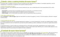 FULLGAS - Clear Isolate Whey (Aislado) - Polo de Limón - 500g - aspecto cristalino y sin sabor a lácteo. Materia prima Lacprodan® ClearShake (Arla Foods). Alto contenido en proteínas, sin grasa, fácil disolución y sin gluten. - details 5