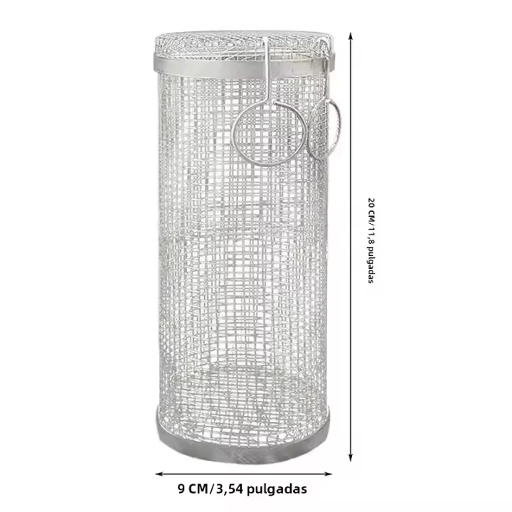 Cesta De Barbacoa TARKA Para Camping Y Excursiones En Acero Inoxidable Malla Portátil Para Grill Exterior Accesorios De Cocina De Camping - 1
