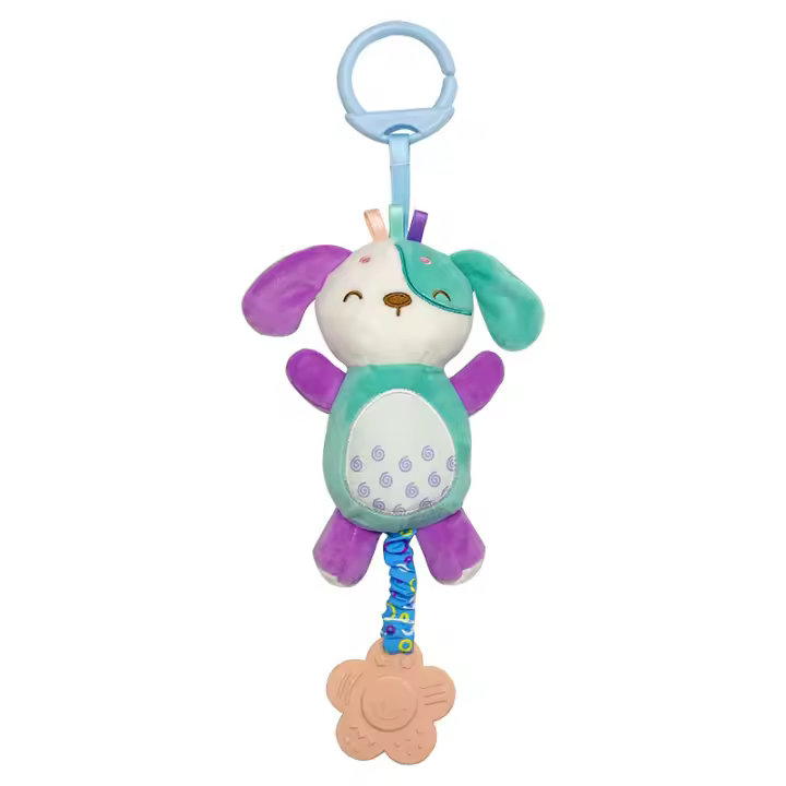 Anillo Chroma Animal Con Campana Juguete Educativo Para Niños Identificación De Colores Alivio Del Estrés En Bebés Regalos De Juguetes De Tela Suave Para Edad 0-24 Meses - 1