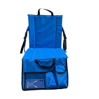 Cojín para acampar al aire libre con dobladillo de almacenamiento, tapete de picnic plegable, cojín para silla de playa y estadio - details 11