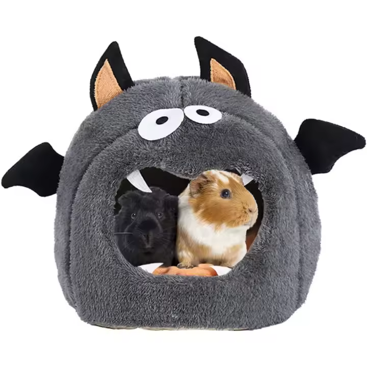 Casas para conejillos de Indias, Cálidas y pequeños, para mascotas, para hámsters, monstruosos, accesorios para Casas de conejillos de Indias y chinchillas - 1