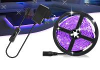 Tira De Luces LED UV 5M DIY Multifunción Para Decoración De Fiesta Barra Halloween Baño Dormitorio Lámparas De Desinfección Y Esterilización - details 1