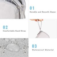 Bolsa organizadora de accesorios electrónicos, Bolsa organizadora cables de viaje de Doble Capa, Bolsa de viaje portátil - details 2