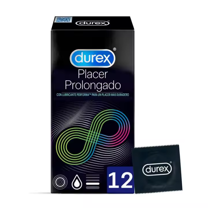 Belover Preservativos Placer Prolongado Durex 12 Unidades - 1