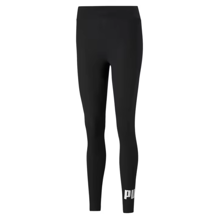 LEGGINGS MUJER PUMA (586832) ESS LOGO PUMA BLACK-WHITE - 1