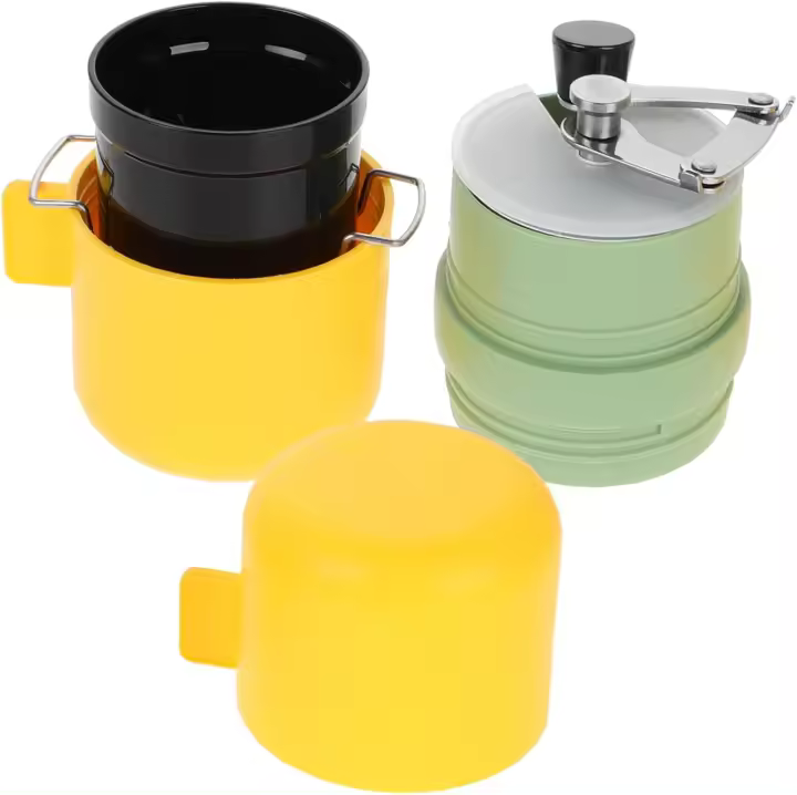 Molinillo de café portátil, molinillo manual de granos, mini molinillo eléctrico, apto para camping y uso al aire libre, cafetera manual - 1